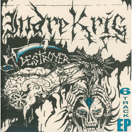 INDRE KRIG - 6 Track EP 7"